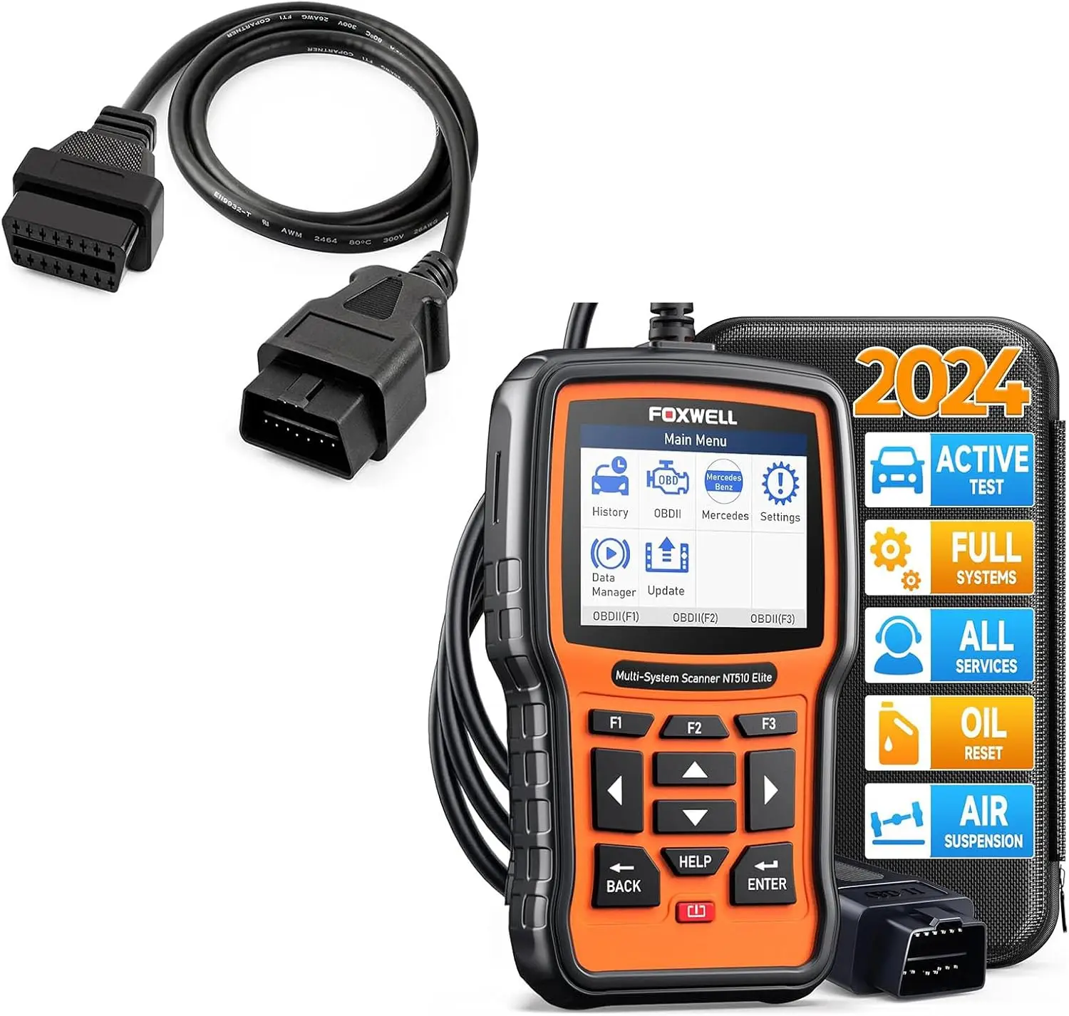 

NT510 Elite Fit for Mercedes-Benz and Extension Convert Cable