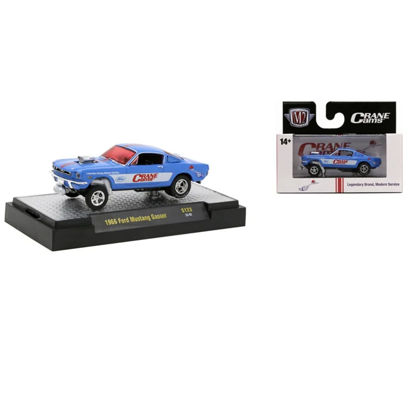 

M2 Machines Auto-Drivers 1:64 Alloy DIECAST MODEL CARS R43 1966 Mustang Fastback 2+2 289 Blue Collection Vehicle Gift