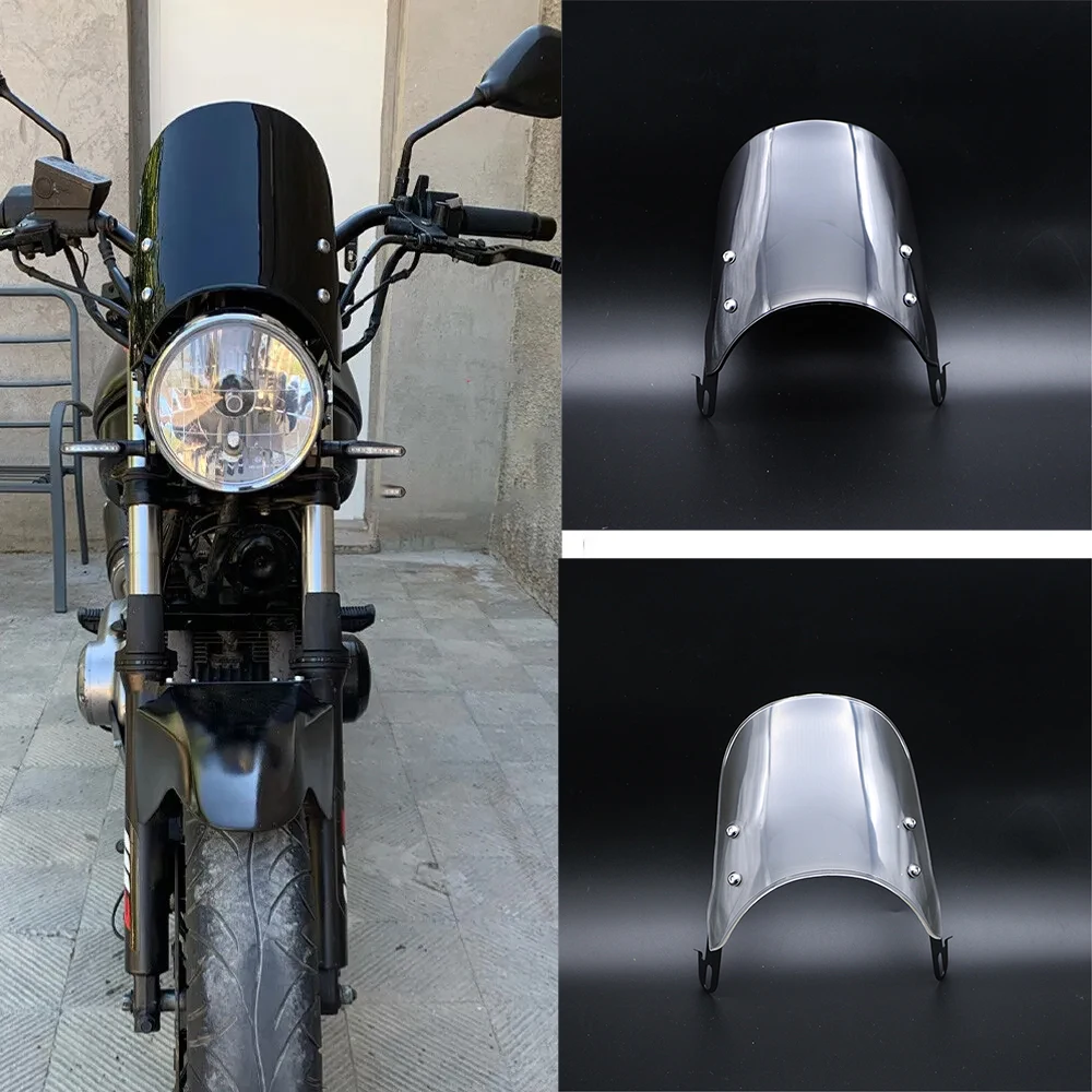 Windscreen Pare-brise For Bonneville/SE/T100/T120 2001-2017 Thruxton 900 2003-2015 Motorcycle Windshield Wind Deflectors