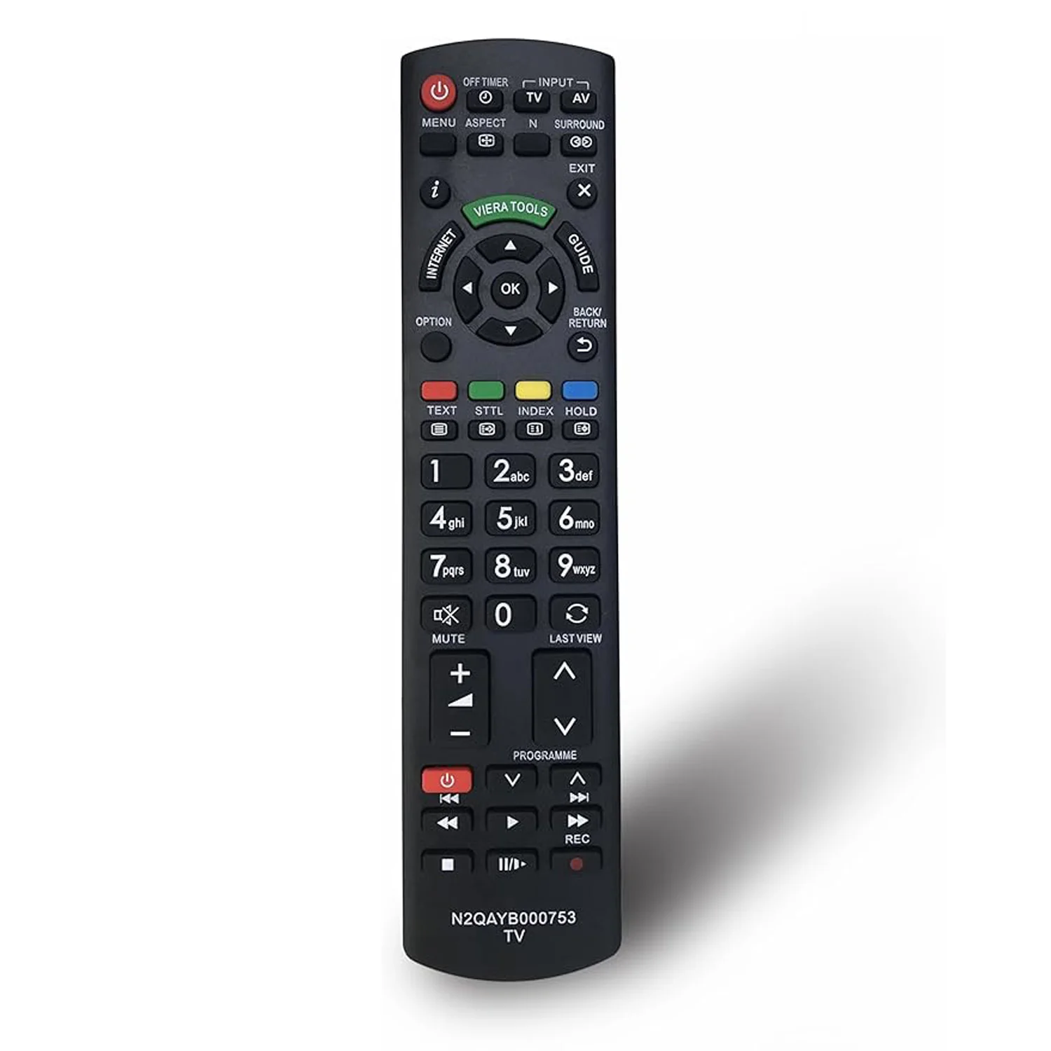 N2QAYB000753 Sub N2QAYB000673 Replace Remote Control for Panasonic Viera Internet TV TX-LR32E5 TX-LR42E5 TX-LR47E5 TX-P42G20E