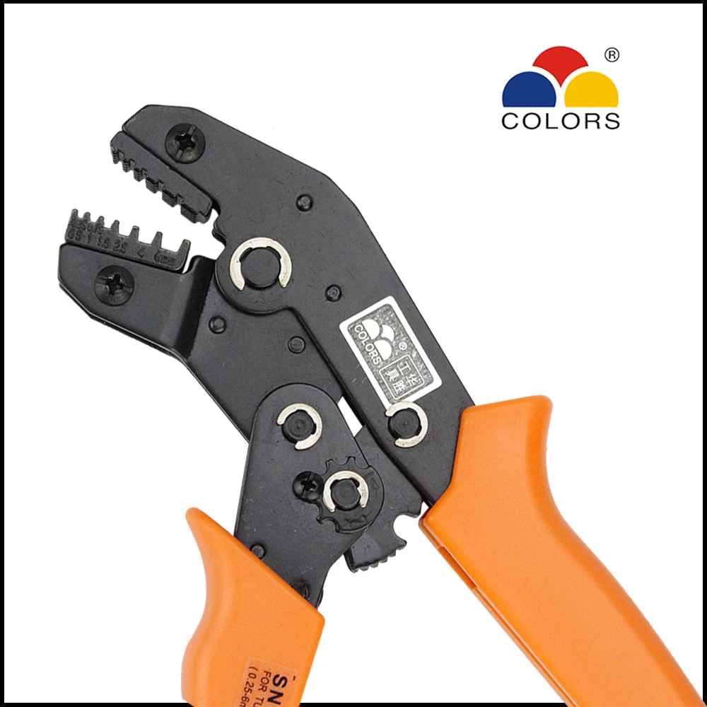 tool ratchet Mini european style crimping pliers SN-06WF Insulated and non-insulated ferrules