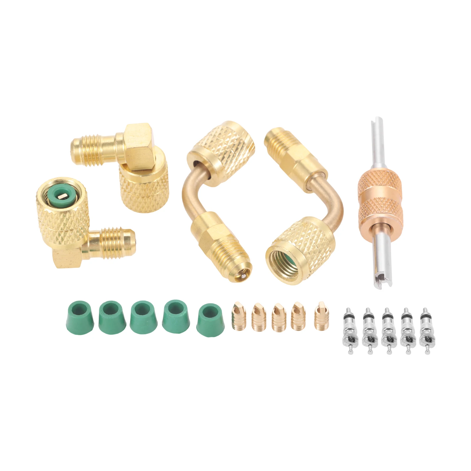 20Pcs R32 R454b R410A A2l Refrigerant Adapter Kit 1/4