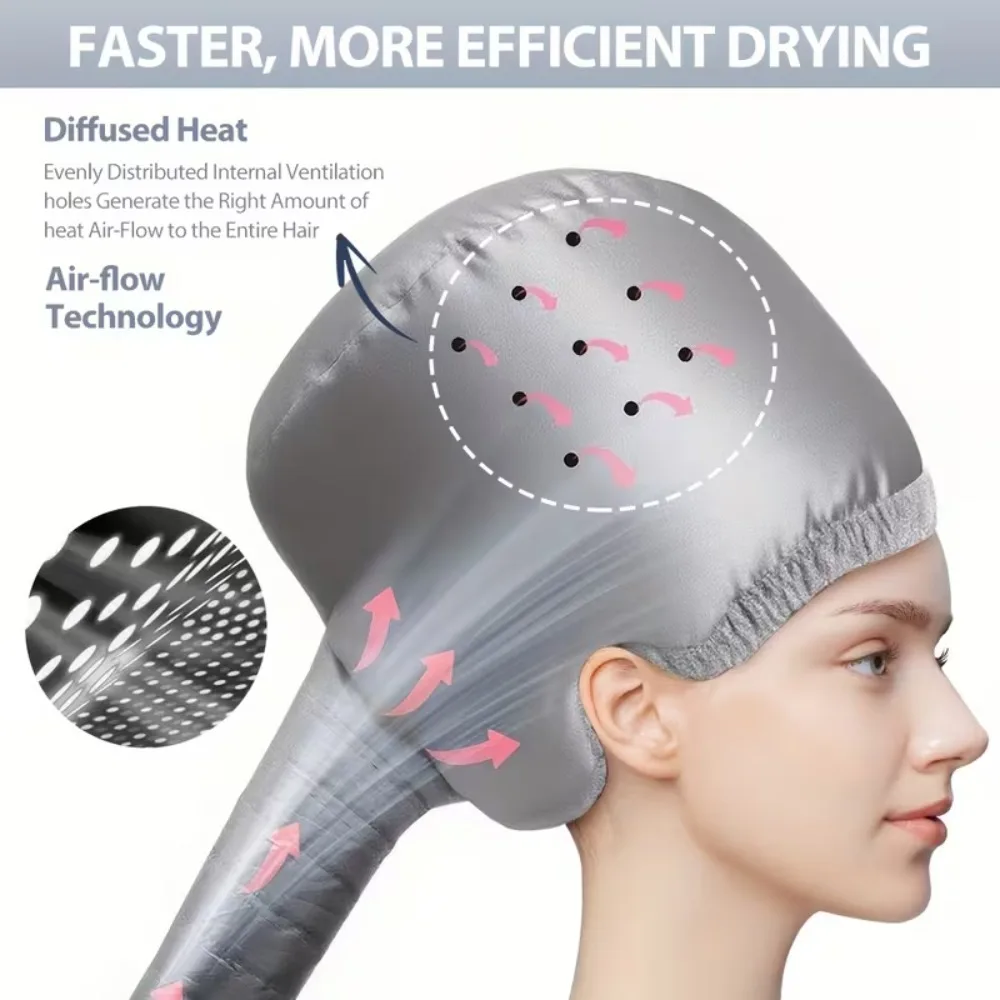 2pcs Hair Tools Dry Hairs Cap Adjustable Net Plopping Cap for Drying Curly Hairs Mesh Hair Drying Soulta Net Plopping Bonnet