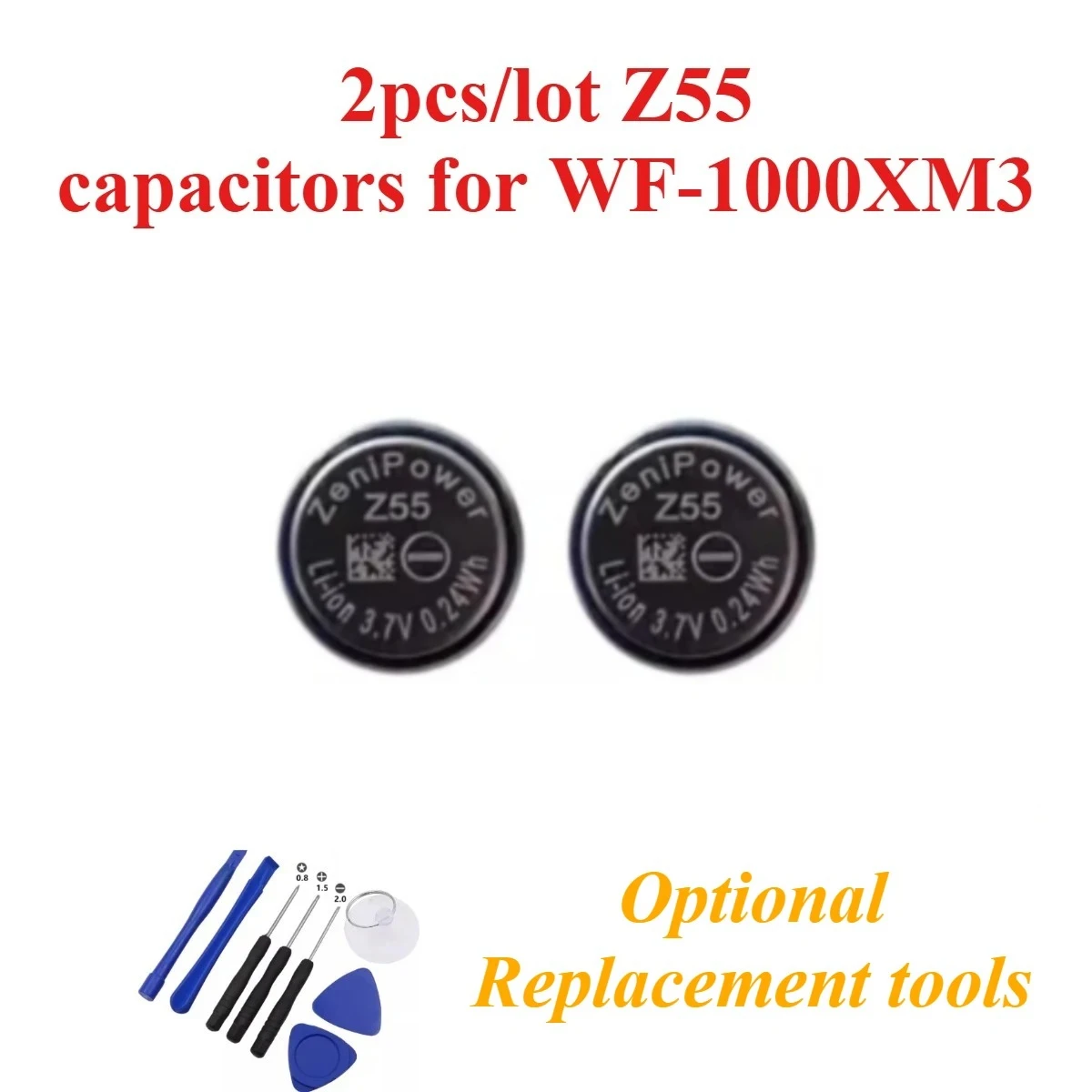 2 Pieces Z55 Headset Capacitor for WF-1000XM3 WF1000XM3 1000XM3 Replacement Capacitor and Charging Case Capacitor
