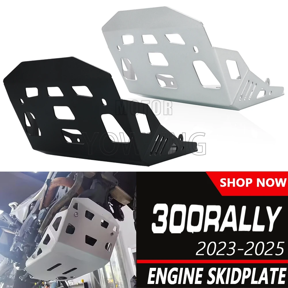 

For Loncin VOGE 300 Rally 300 GY RALLY300 2023-2026 Motorcycle Engine Guard Chassis Under Guard Skid Plate Belly Pan Protector