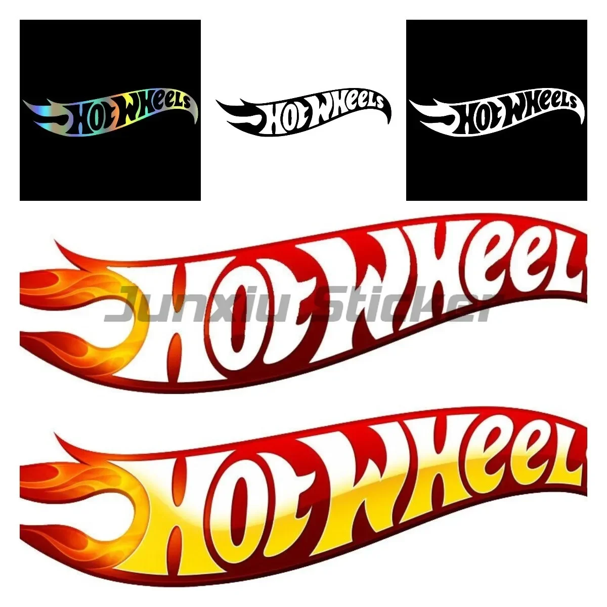 Hot Wheels Premium Quality Vinyl Decal Car Racing Lovers Sticker for Walls Laptops