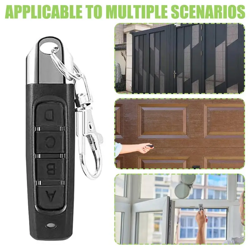 Telecomando 433 Mhz telecomando universale per Garage per cancello elettrico duplicatore a 4 pulsanti Clone Learning Door Control Car Key