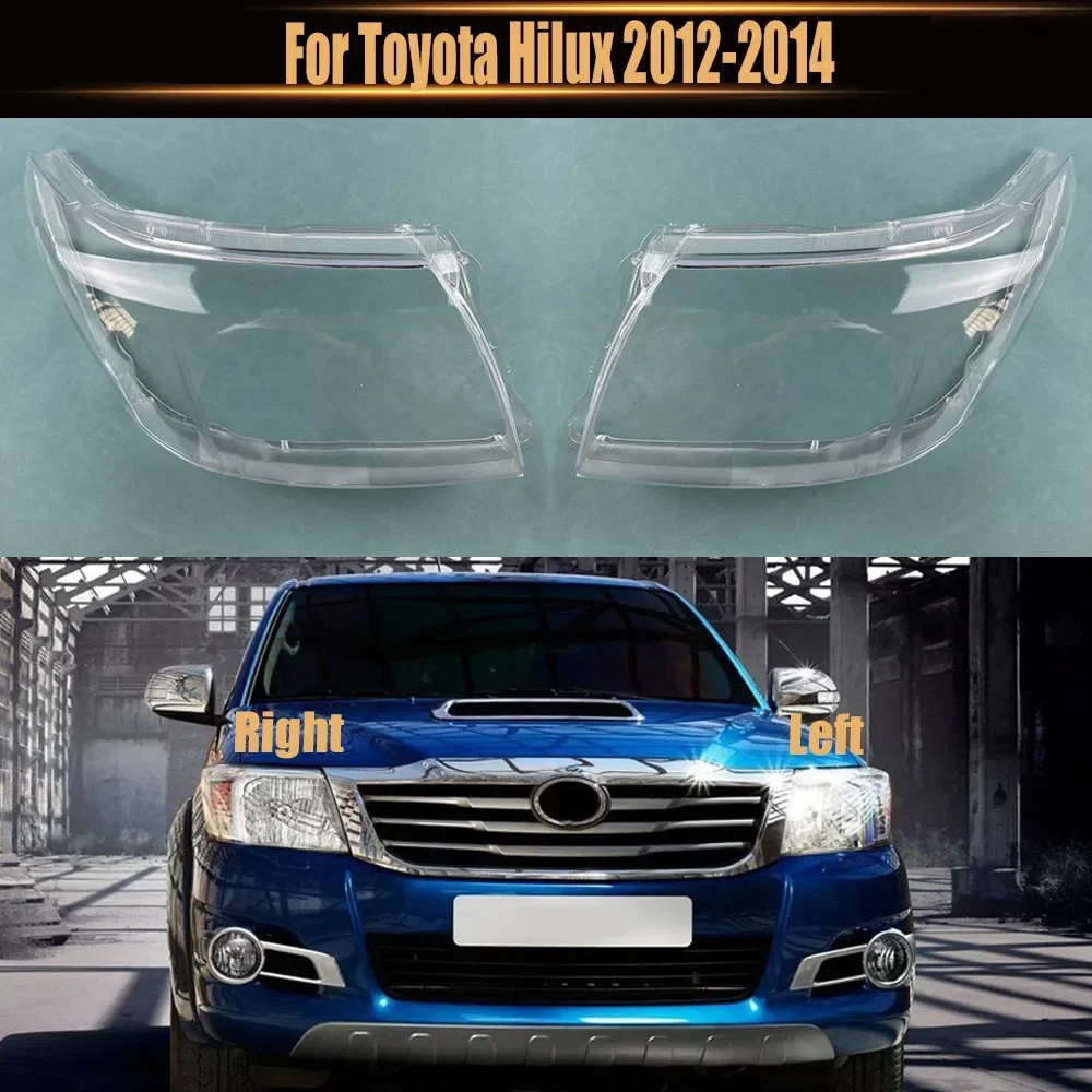 

Для Toyota Hilux 2012-2014 крышка фары абажур корпус прозрачный абажур линза автозапчасти