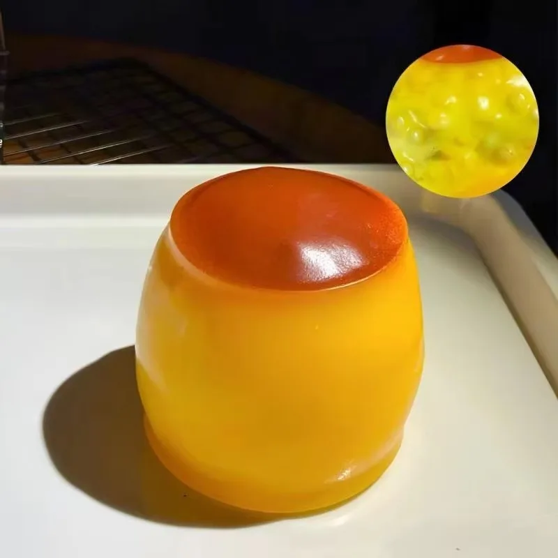 Cute Food Squishy Toy Slow Rebound Stress Relief Squeeze Toy Peanut Strawberry Pudding Butter Decompression Toy image 6