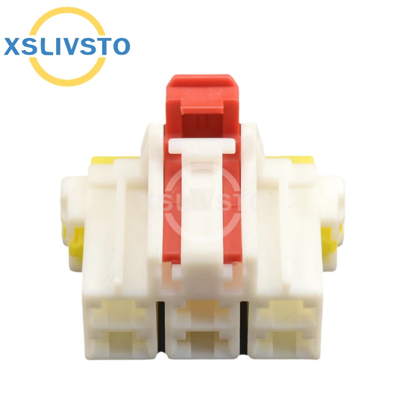 1 Set 6 Pin 6.3 Series Automotive Large Power Electric Cable Harness Socket AC Assembly Car Connector MG650887