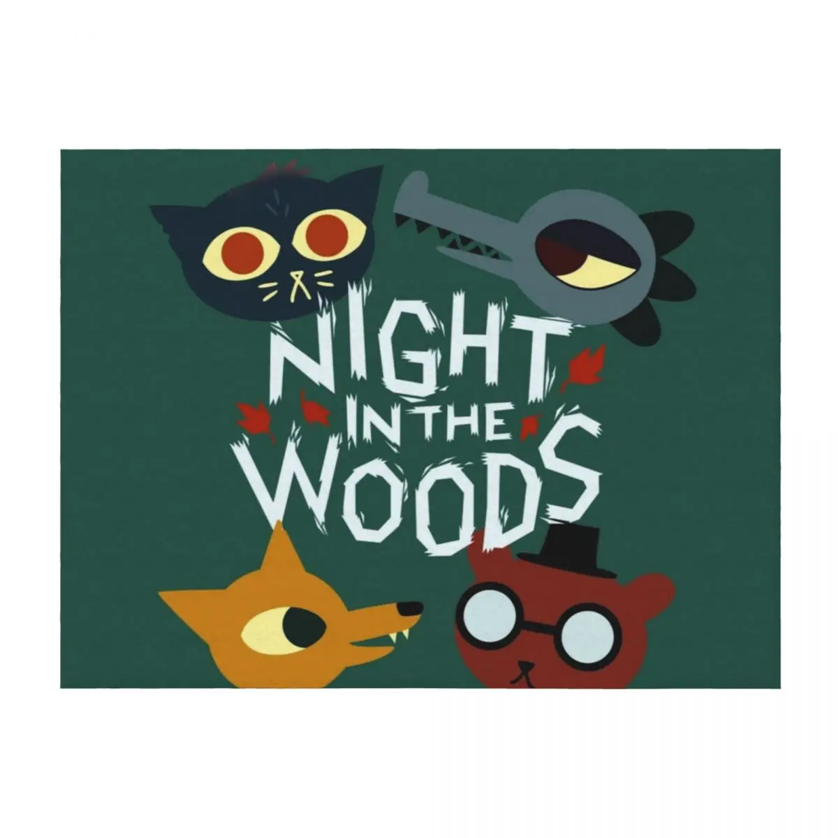 

Night in the Woods - all characters Throw Blanket Single Bed linens blankets and throws for babies Blankets