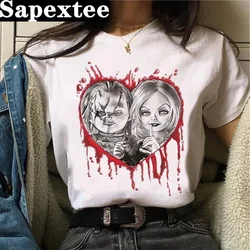 Chucky t shirt t-shirt women print harajuku couple  tumblr t-shirt tumblr