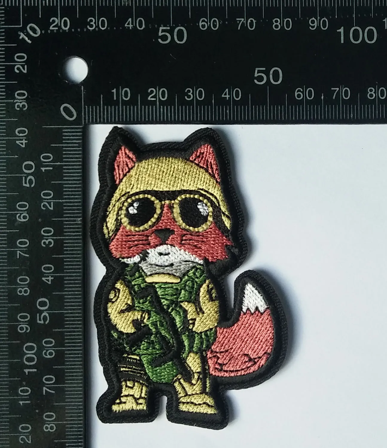 Tiger Panda with Gun Tactical Embroidery Patches for Clothing Military Accessory Hook and Loop Patch Backpack Stickers Cat Badge