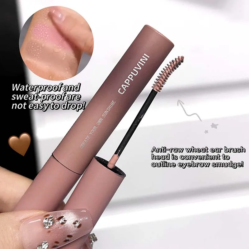 3D Augenbrauen-Färbecreme Langanhaltende Rosa-Braune Farbe Augenbrauen-Mascara Schweißfeste Wild Brow Enhancer Creme Make-up Kosmetik – Detail 14