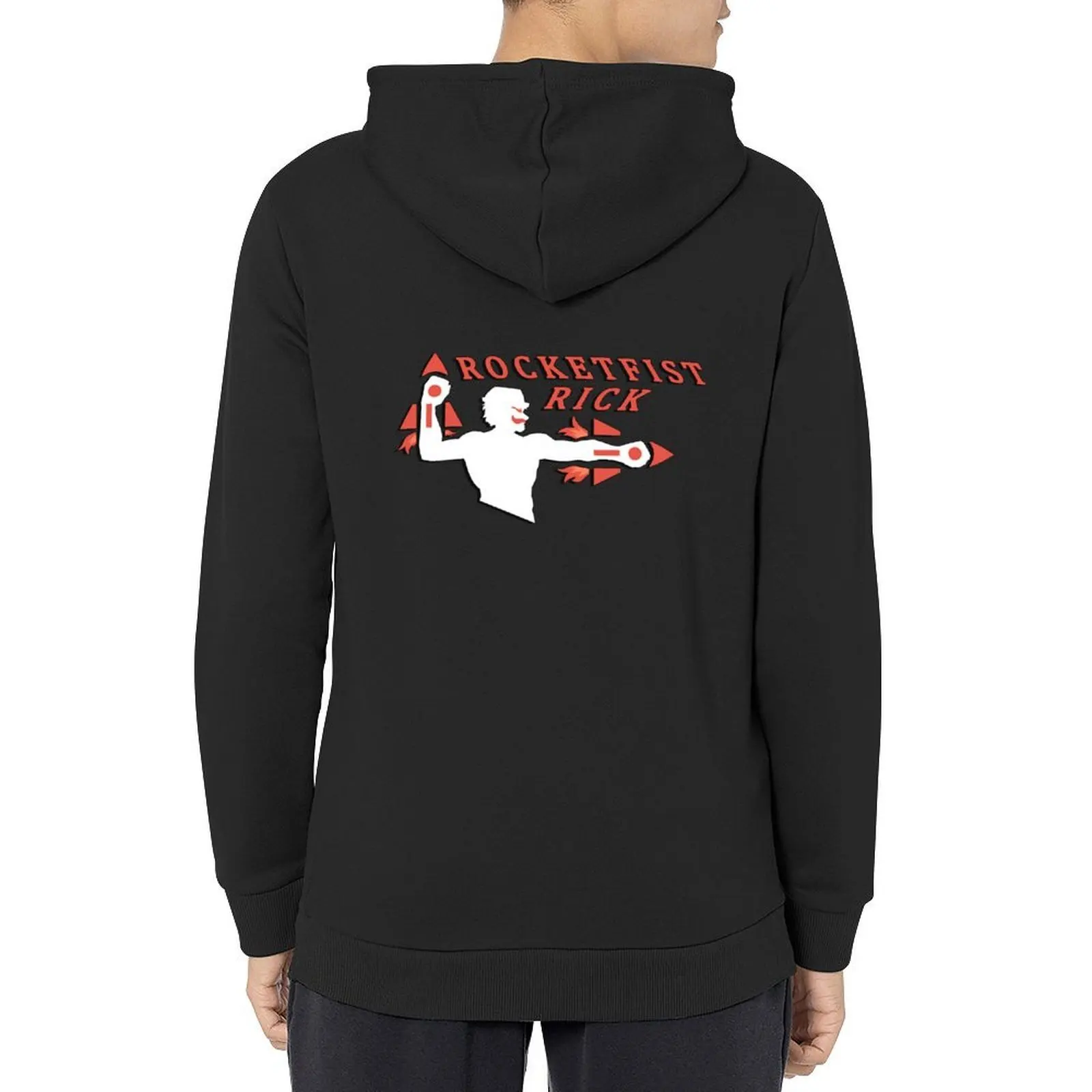 

Rocketfist Rick (Bad Creepypasta) Hoodie mens clothes aesthetic clothing men's sweat-shirt autumn new products tracksuits