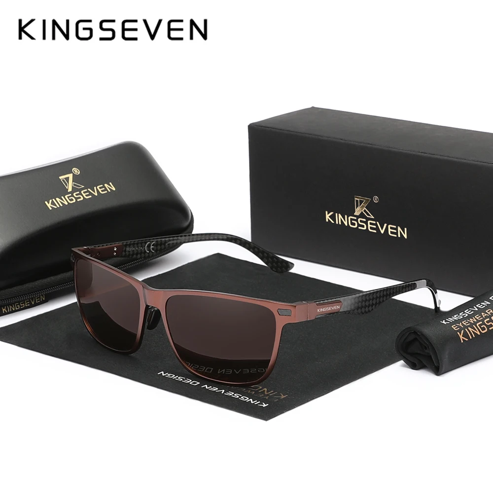 Kingseven Quality Aluminum Sunglasses Men‘s New Design Women Driving Polarized UV400 Blocking Glasses Clycling Eyewear