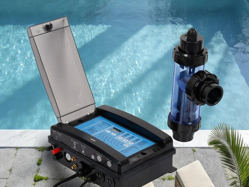 Swimming pool salt chlorine machine salt oxygen electrolyzer