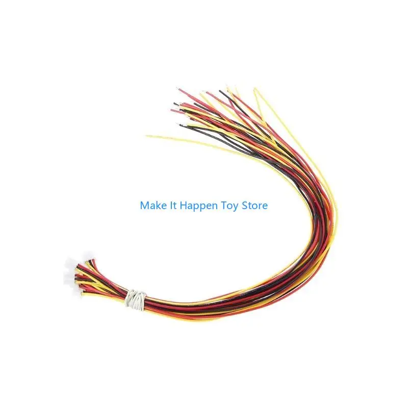 28ec 20 conjuntos mini micro jst 2.0 3 pinos do conector com fios Cabos 300mm