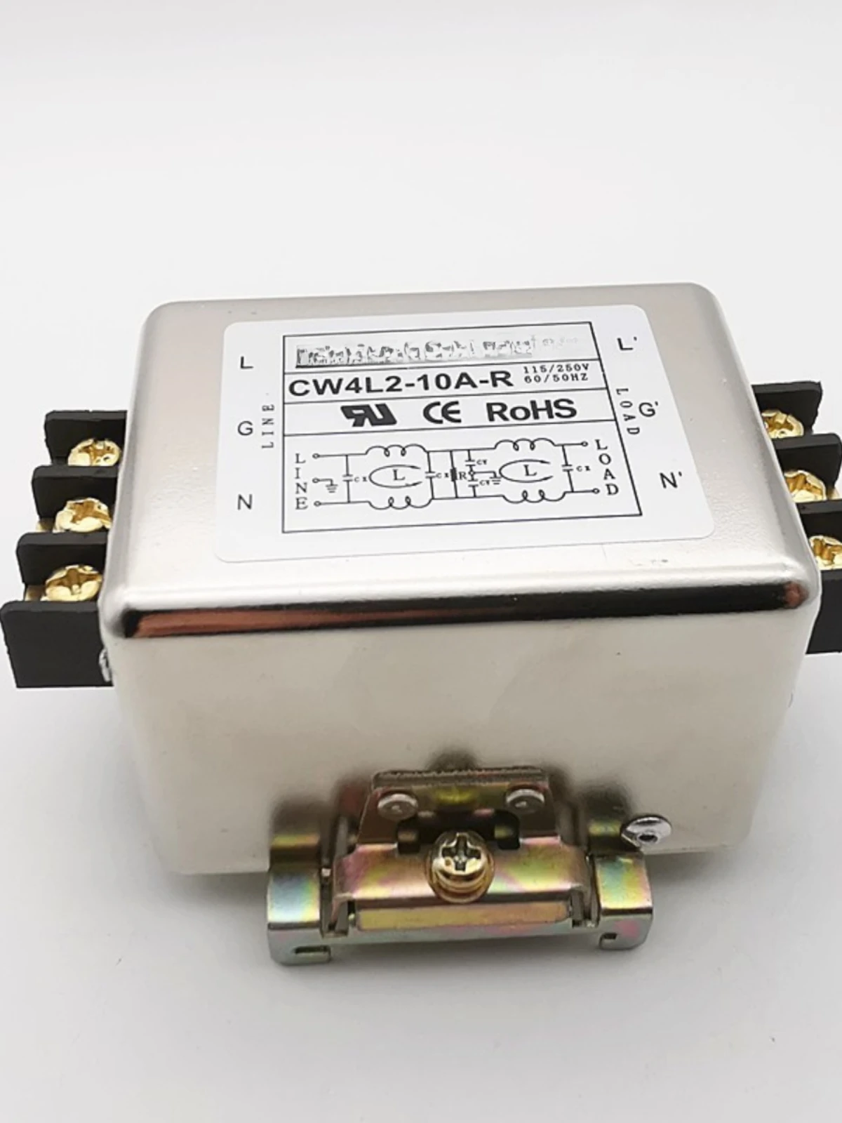 220V terminal rail two-stage power filter CW4L2-10A-R 10A 20A