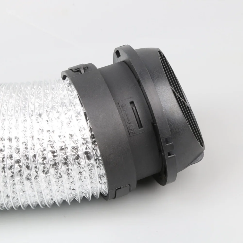 Air Outlet 75cm To 150cm 75mm Duct Hose Aluminum Foil Construction Complete Kit With Connectors Easy Installation