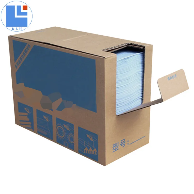 Industrial Wiping Cloth Paper Sheets Wood Pulp Nonwoven Dry Wet Absorbent Towel for Car Film Prep Spray Paint Oil Dust Cleaning