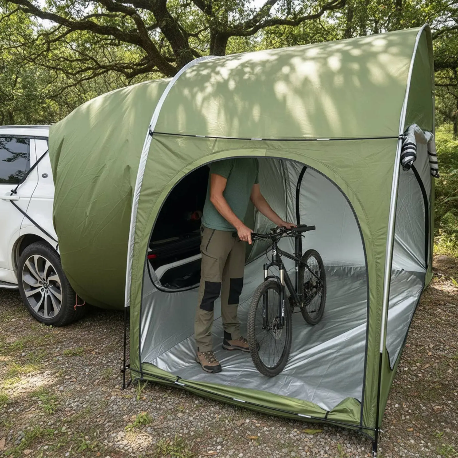 

Автомобильный задний тент-маркиза, водонепроницаемый, для внедорожников, солнцезащитный, легко устанавливаемый, для активного отдыха, из прочных материалов, для путешественников