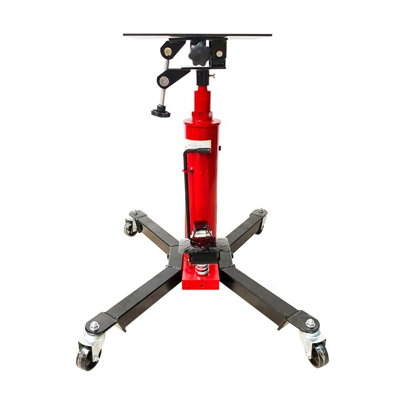 

Steel Two-stage Telescopic Portable Hydraulic Transmission Jacks 0.5 Ton 0.6 Ton 1 Ton; Foot-operated Dual Pump Design