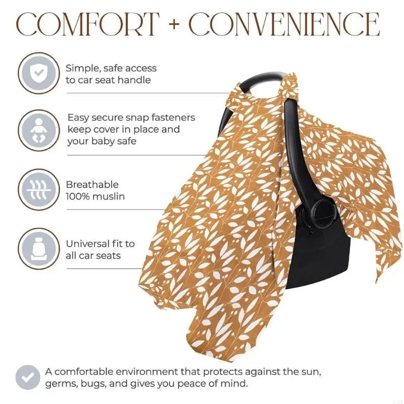 Windproof Cover Carrying Basket Sleeve Baby Carseat Case for Pregnant Women 425F