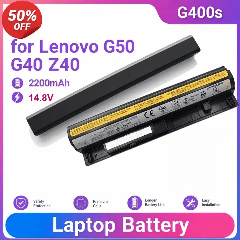 G400s Laptop Battery for Lenovo L12L4A02 L12L4E01 L12M4A02 L12M4E01 L12S4A02 L12S4E01 G50 G40 Z40 Z40 Z70 Z710