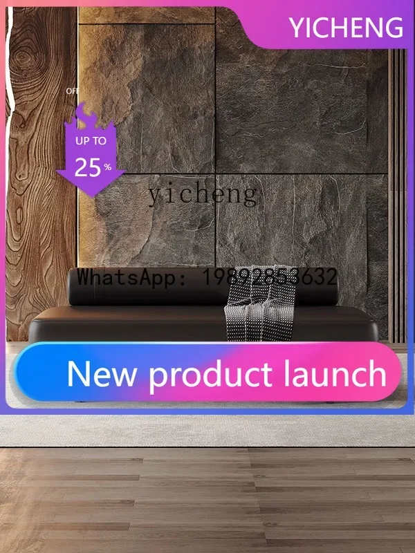 

leather bedside stool soft bag household door bench modern stainless steel indoor rest