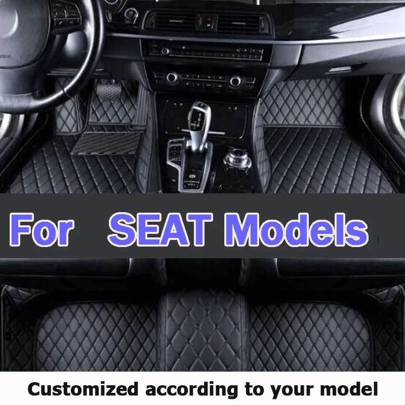 Car Floor Mat For  SEAT Ateca Arona ibiza Leon Toledo Leon ST CUPRA Alhambra Exeo CarAccessories