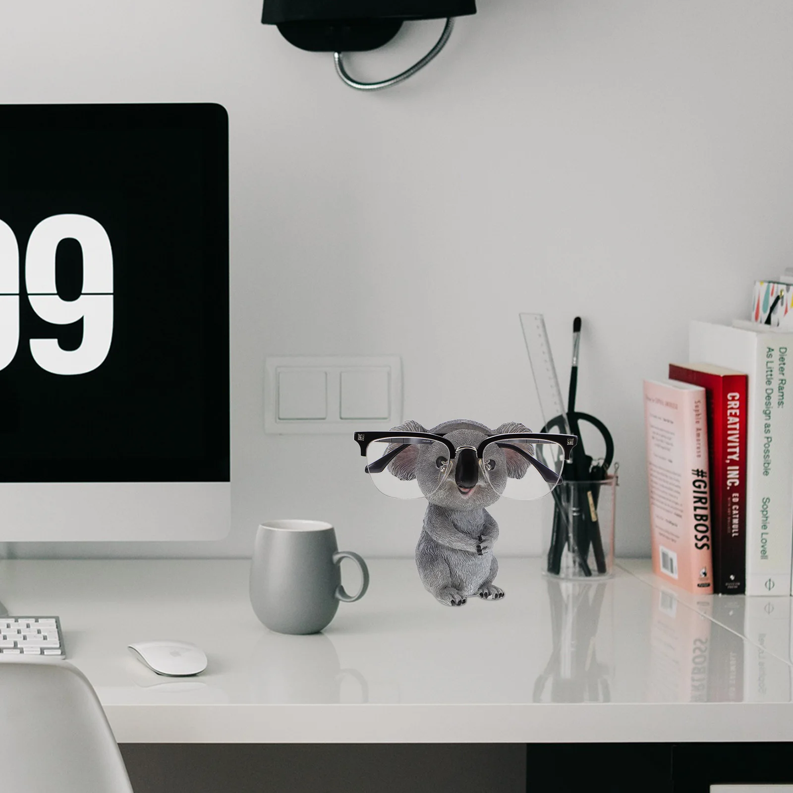 

Glasses Holder Shape Resin Desktop Stand For Eyeglasses Display Decor Office Car Storage Birthday Glasses Stand Gift