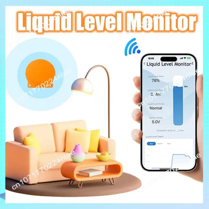 Capteur de niveau de réservoir d'eau ultrasonique Tuya Zigbee, alarme en temps réel A17Z, avec surveillance par application pour liquides, prise ue