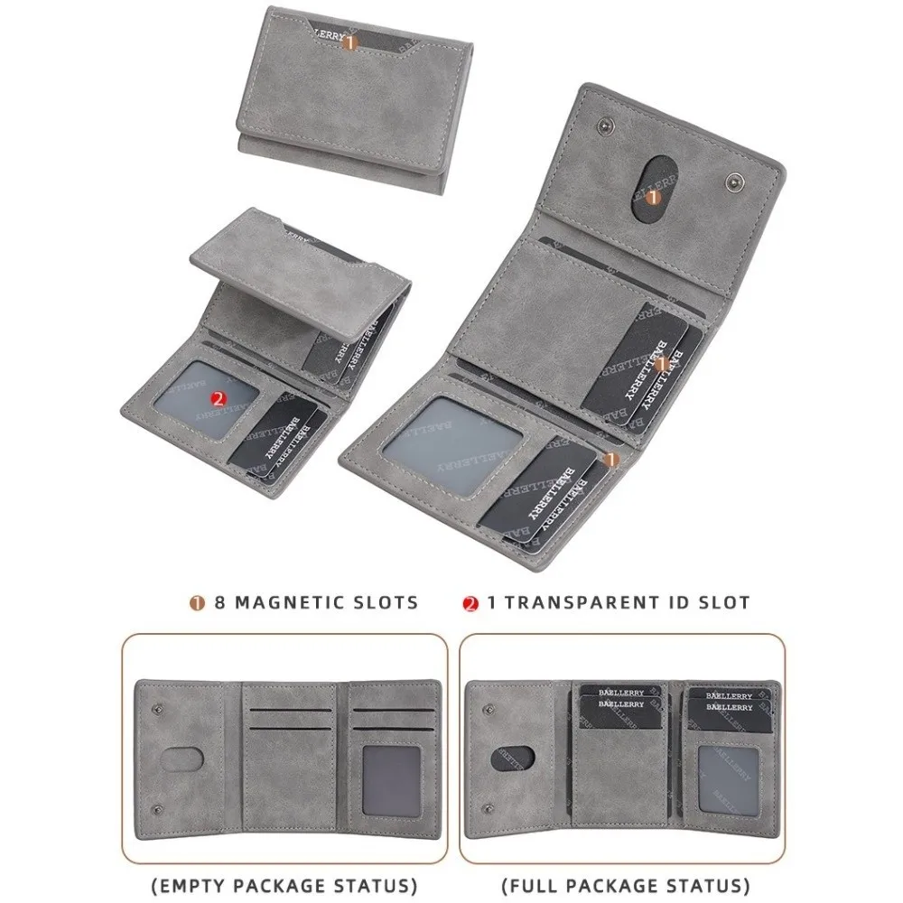 Multifunctional Mini Men Coin Purse Thin Card Holder Men Wallet Square Korean Style Small Storage Bag Male