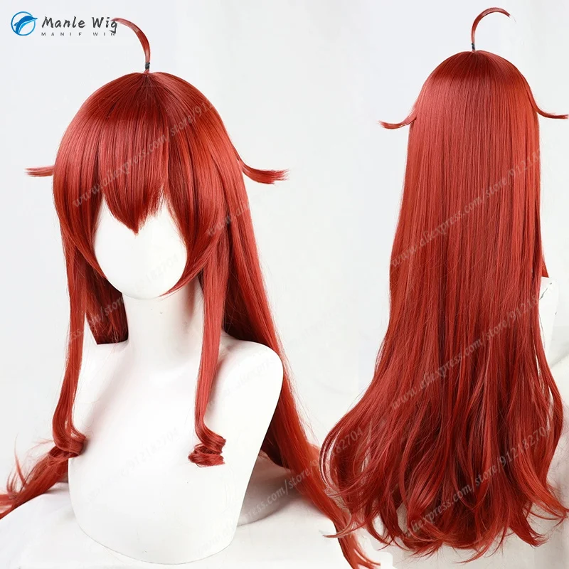 

Anime Eris Boreas Greyrat Cosplay Wig Red Cruly Long Wigs Heat Resistant Synthetic Hair Anime Cosplay Wig For Women + Wig Cap
