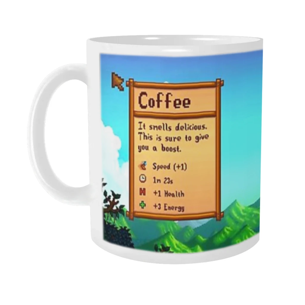 

Stardew Valley Day Coffee Ceramics Coffee Mug Cute Gamer Birthday Gift Back To School Mug