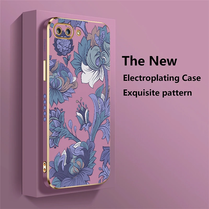 جراب هاتف لهاتف انفينيكس هوت 20 20S 20i 30i 30 4G 5G 40 Pro 40i غطاء فاخر مقاوم للصدمات من السيليكون الناعم المطلي على شكل زهرة #3