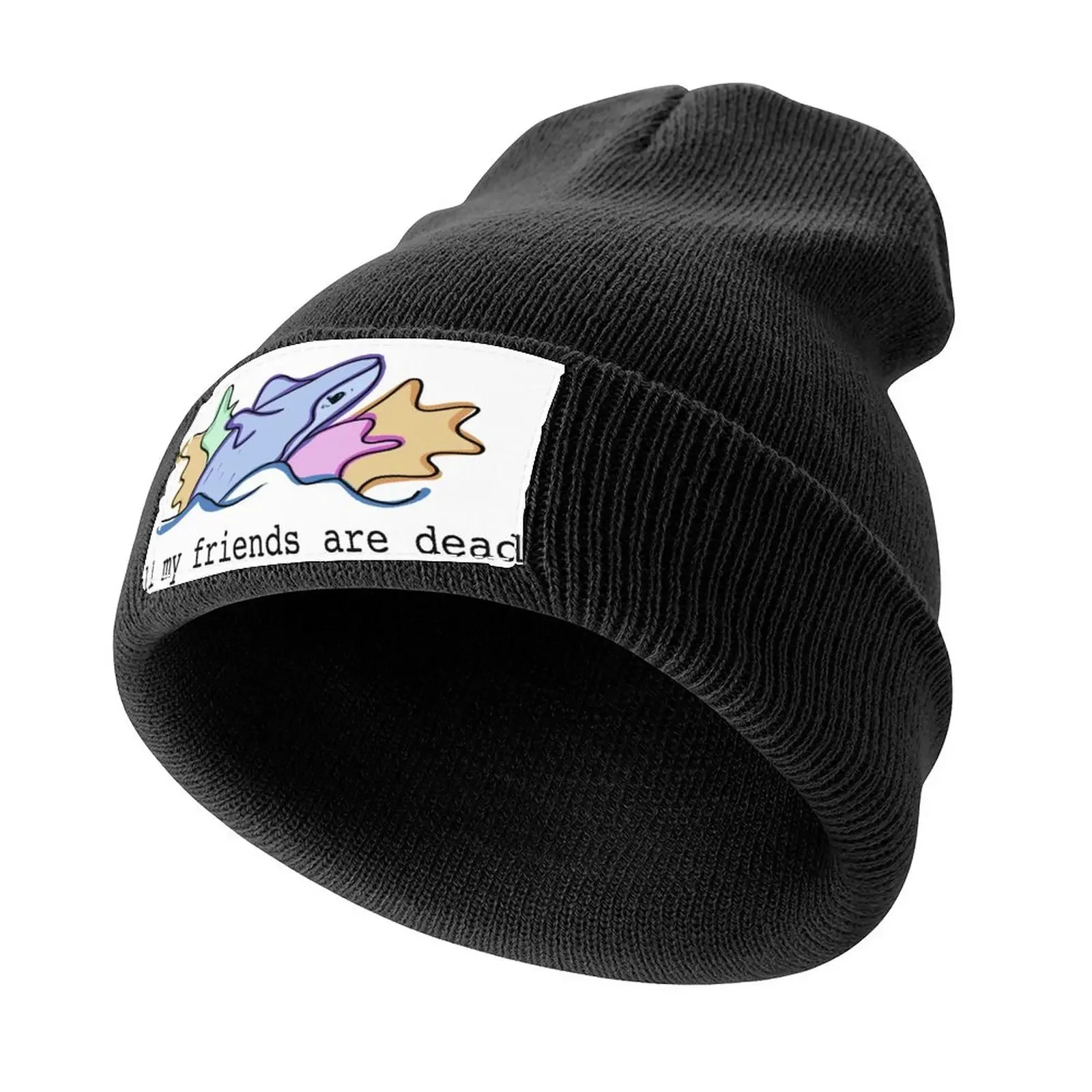 

all my friends are dead Knitted Cap Golf Hat Man Sun Cap Women's Men's