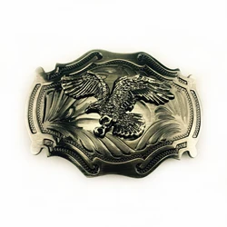 WesBuck Brand Cool Eagle Metal Vintage Belt Buckle Handmade Homemade Accessories Waistband DIY Western Cowboy Rock Style