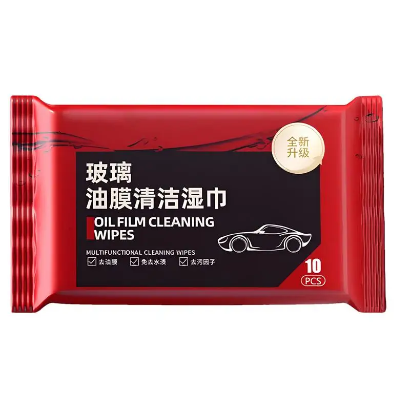 

Car Glass Oil Film Cleaner Wipe Car Cleaning Wipes Glass Windshield Cleaner 10PCS/Pack Car Cleaning Wipes Car Glass Oil Film