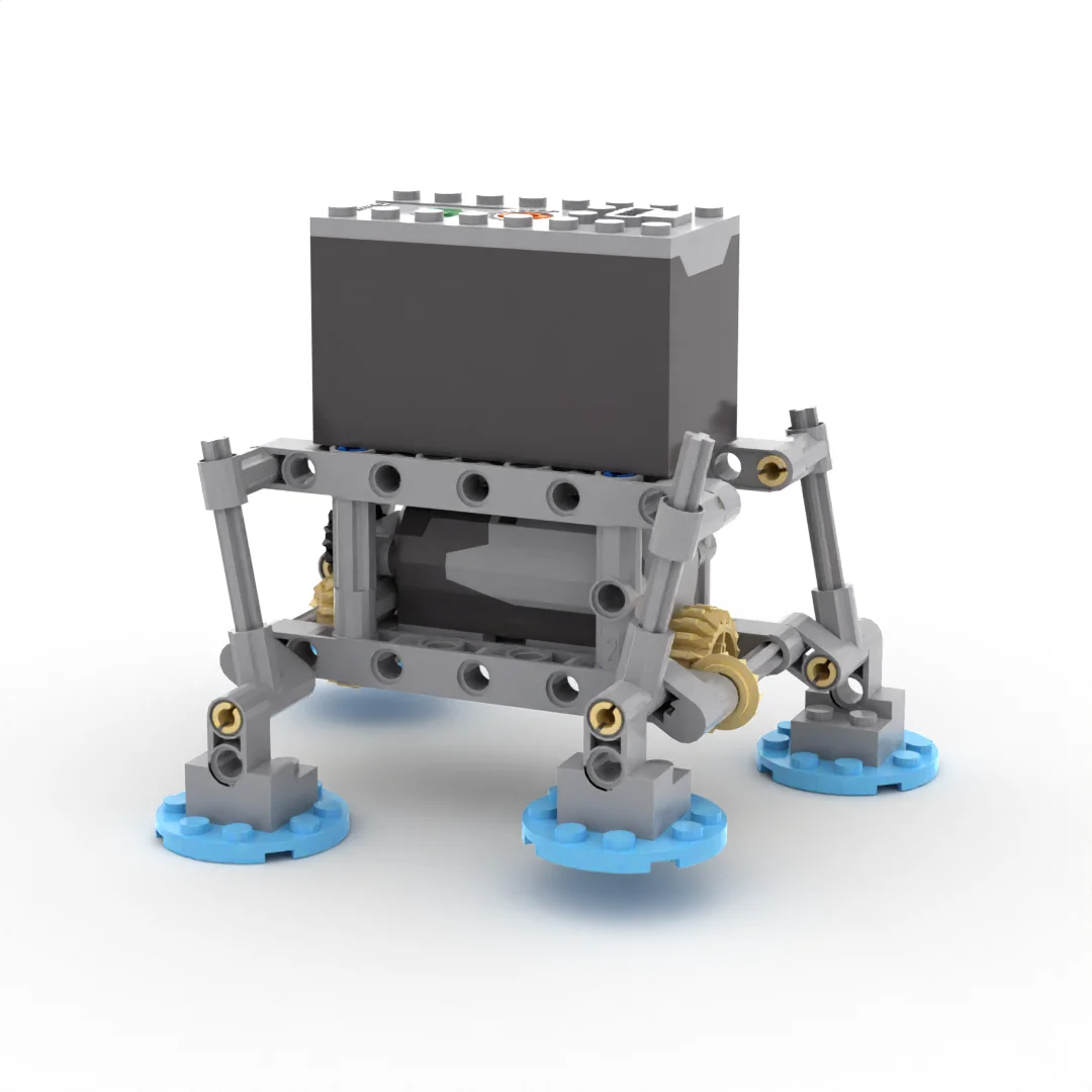 MOC STEM Technological Building Blocks Crawling Robot Science Toys For Student Antistress Assembly Bricks Teaching Aid Kit