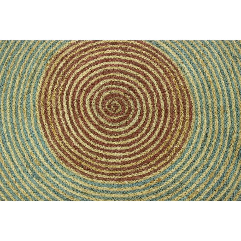 Alfombra de yute hecha a mano para dormitorio, felpudos Multicolor trenzados a mano, Kilim, 270x270cm