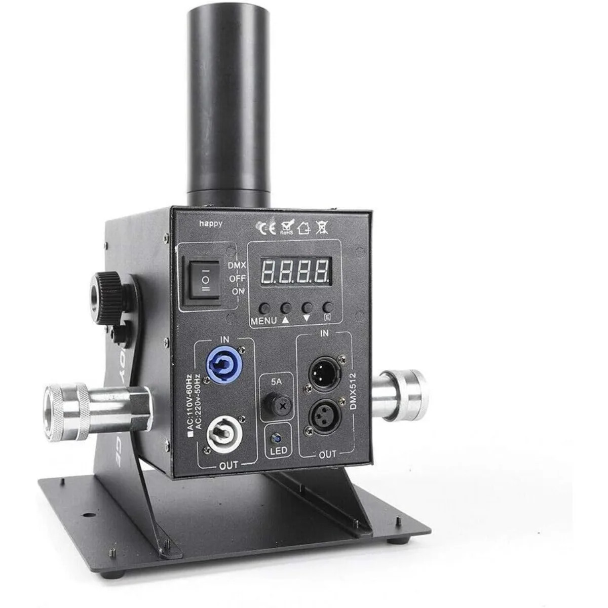 

﻿ 260W CO₂ Fog Jet Machine,ED Smoke Jet with Durable Metal Housing, 110V Stage Haze Machine for DJ Concert Party Special Effects