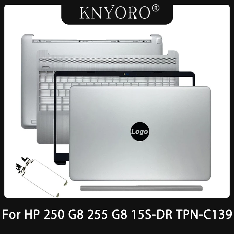 Nowa etui na laptopa dla HP 250 G8 255 G8 15S-DR TPN-C139 tylna pokrywa LCD pokrywa przednia podpala dolna obudowa zawiasów górny L52007-001