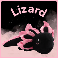 40cm Cute Big Eyed Lizard Plush Toy Stuffed Animal Lizard Plushie Toy Emotional Support Children's Birthday Christmas Gifts