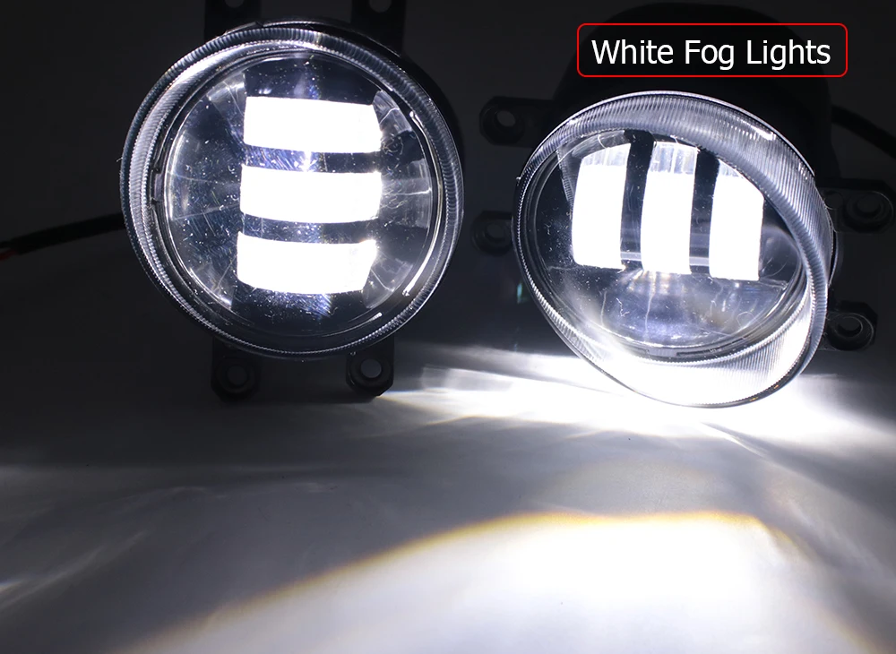 Led Fog Lamp Car Driving Light Angel Eye Aperture DRL PTF 15Wx2 12V for Lexus IS XE30 Is250 Is300h Is350 Is200t 2014 2015 2016 detail image 14