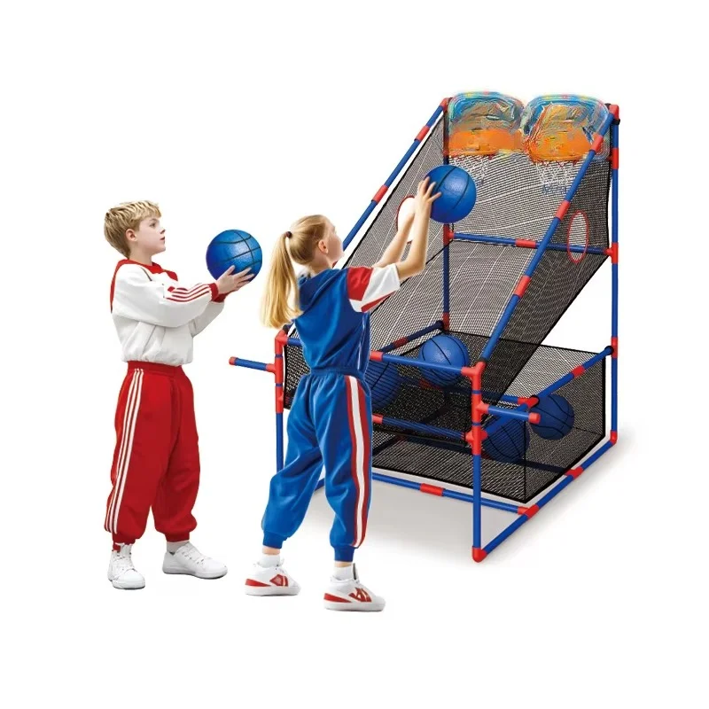 Light Emitting Diode Light Electronic Scoreboard Basketball Hoop Sports Toy