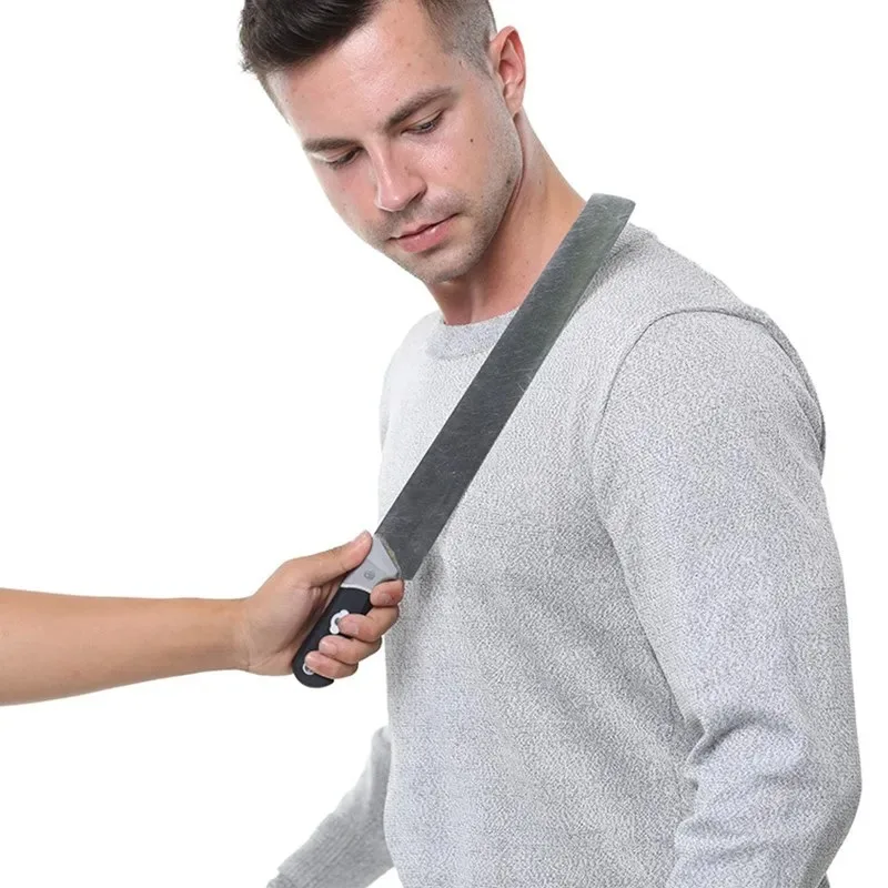 

5 Grade Anti Cut Protective Clothes Long Shorts Sleeve Shirt Men Outdoor Cut Proof Puncture Self-defense Clothing Tops