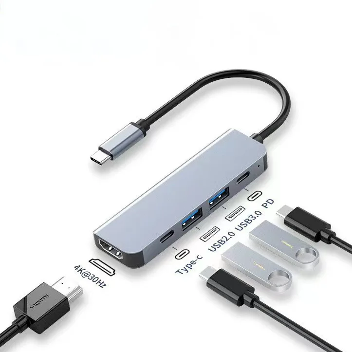 USB C Hub 4K HDMI Type C Charging Dock