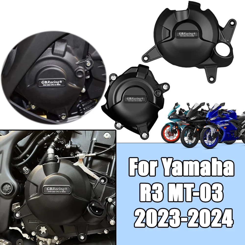 

Motorcycle Engine Clutch Protection Cover Accessories For Yamaha R3 2023-2024 MT-03 2023-2024